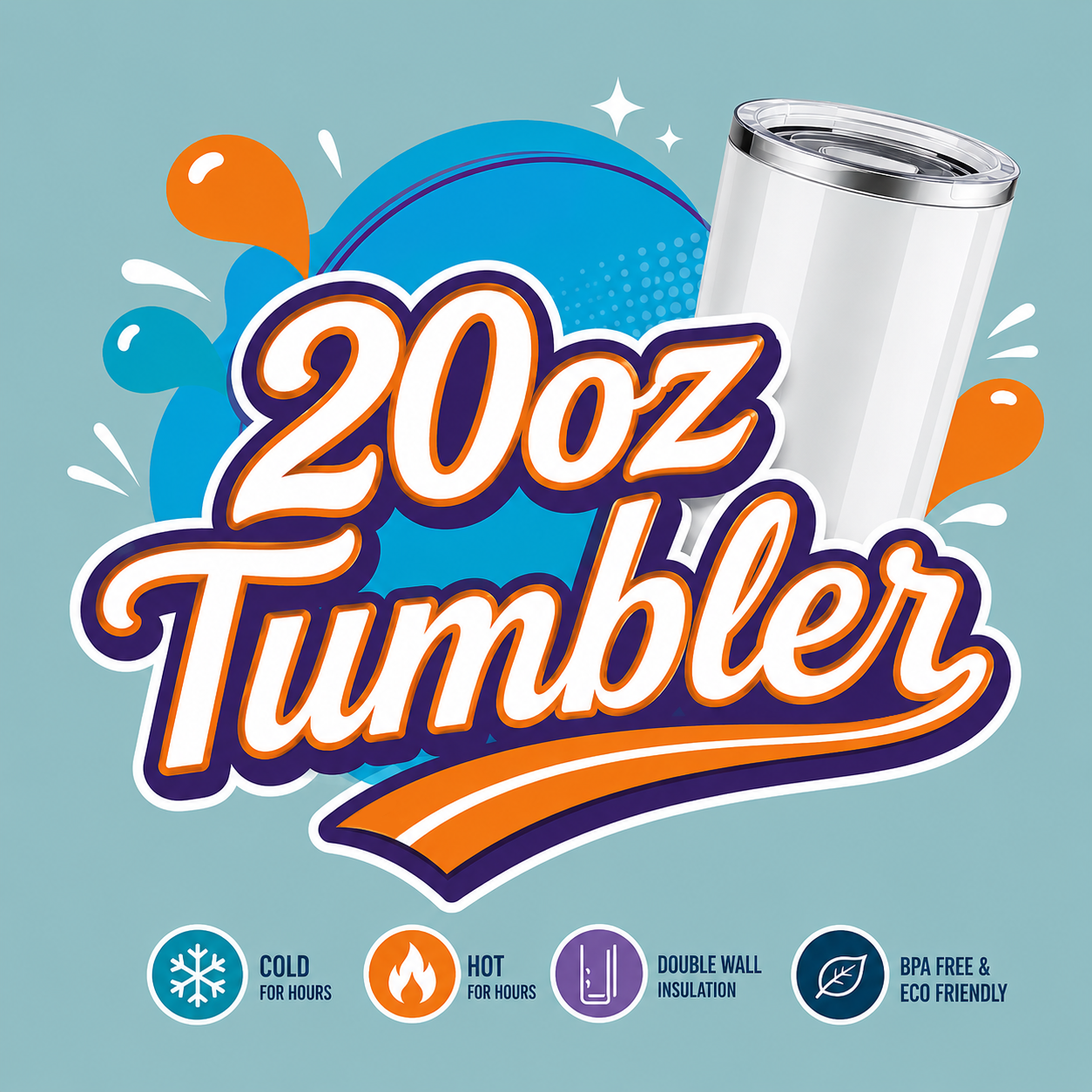 20oz Sublimation Tumbler